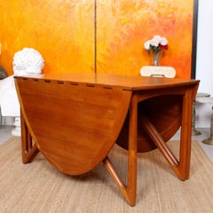 Kurt Ostervig Teak Dining Table Gateleg Folding Jason Mobler Vintage Danish