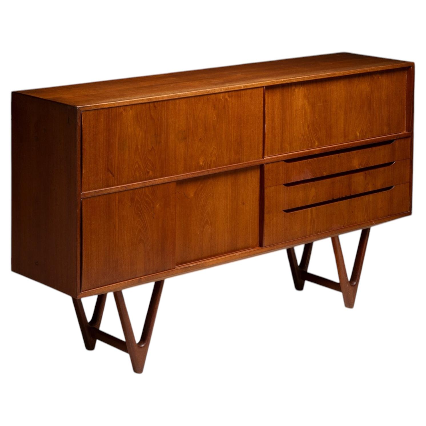 Kurt Ostervig Teak Sideboard, Denmark circa 1960