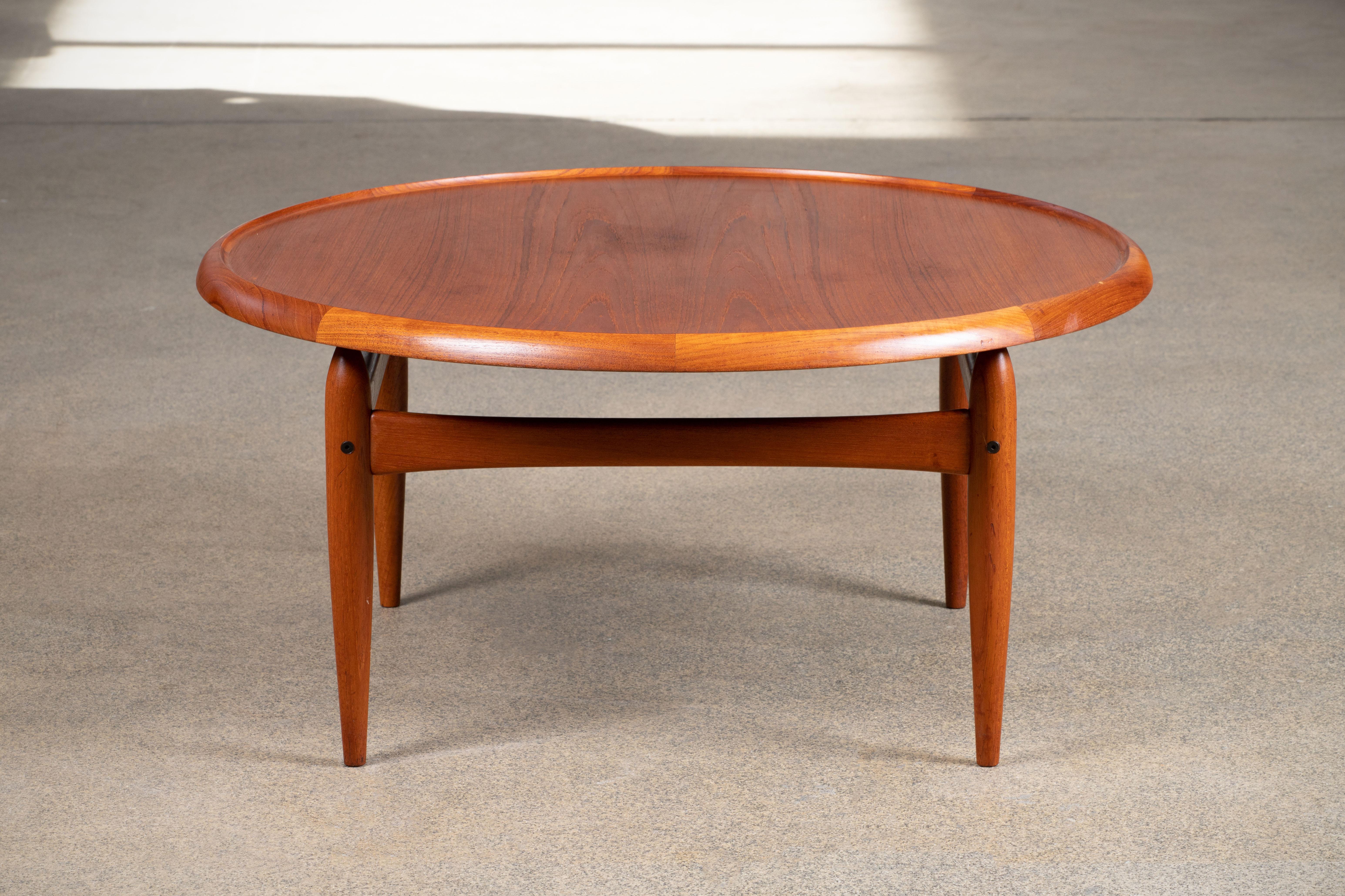 Danish Kurt Osterving Teak Coffee Table For Sale