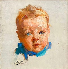 'The Little Boy' by Kurt Peiser (1887 – 1962) signed and dated August 1950'