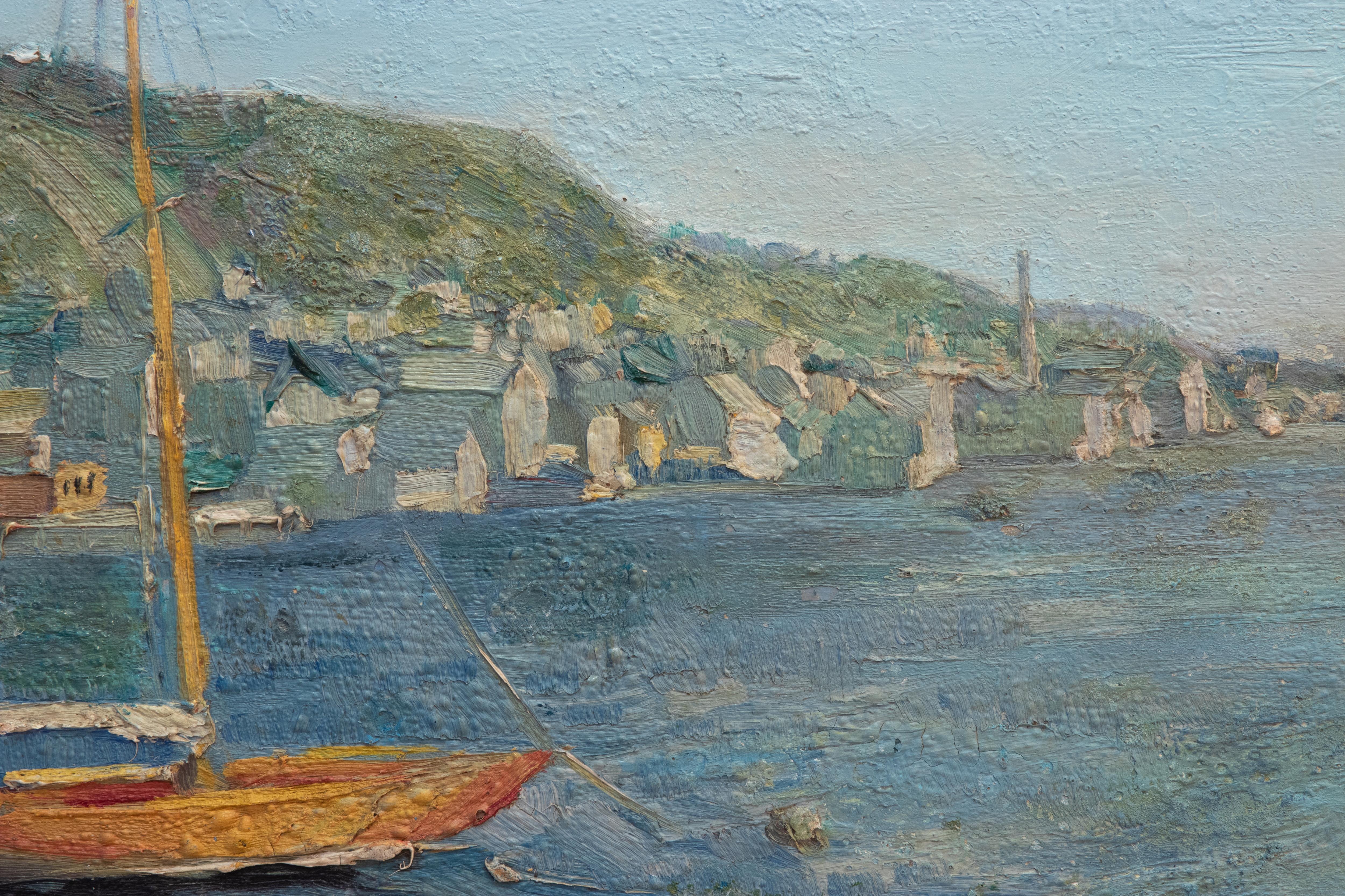 Paisaje - Pintura al óleo de Kurt Schwitters - 1936 en venta 4