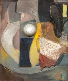 Ohne Titel (Merzbild Mit Schuhsohle) (Sin título (Cuadro de Merz con suela de zapato))