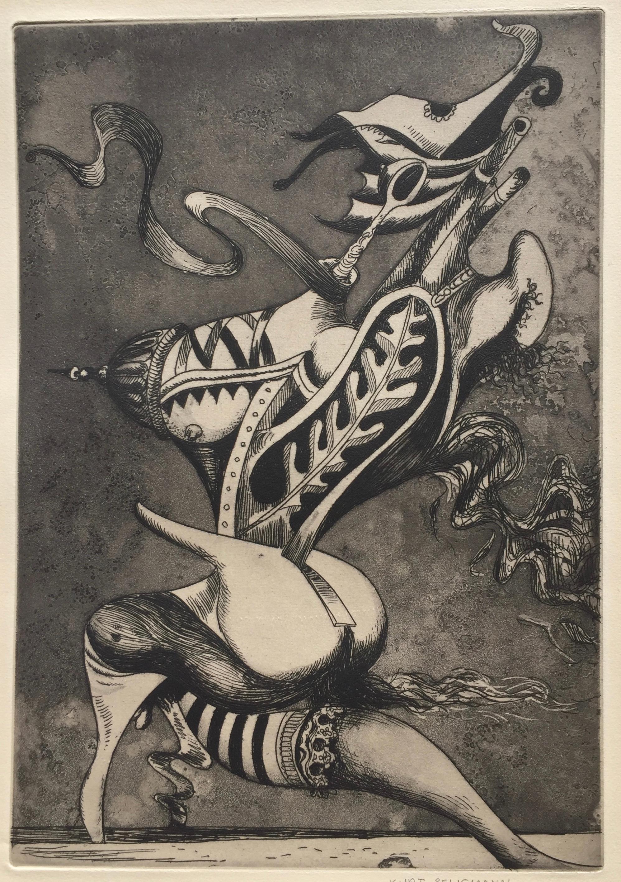  LA SORCIERE - (The Witch) - Print by Kurt Seligmann