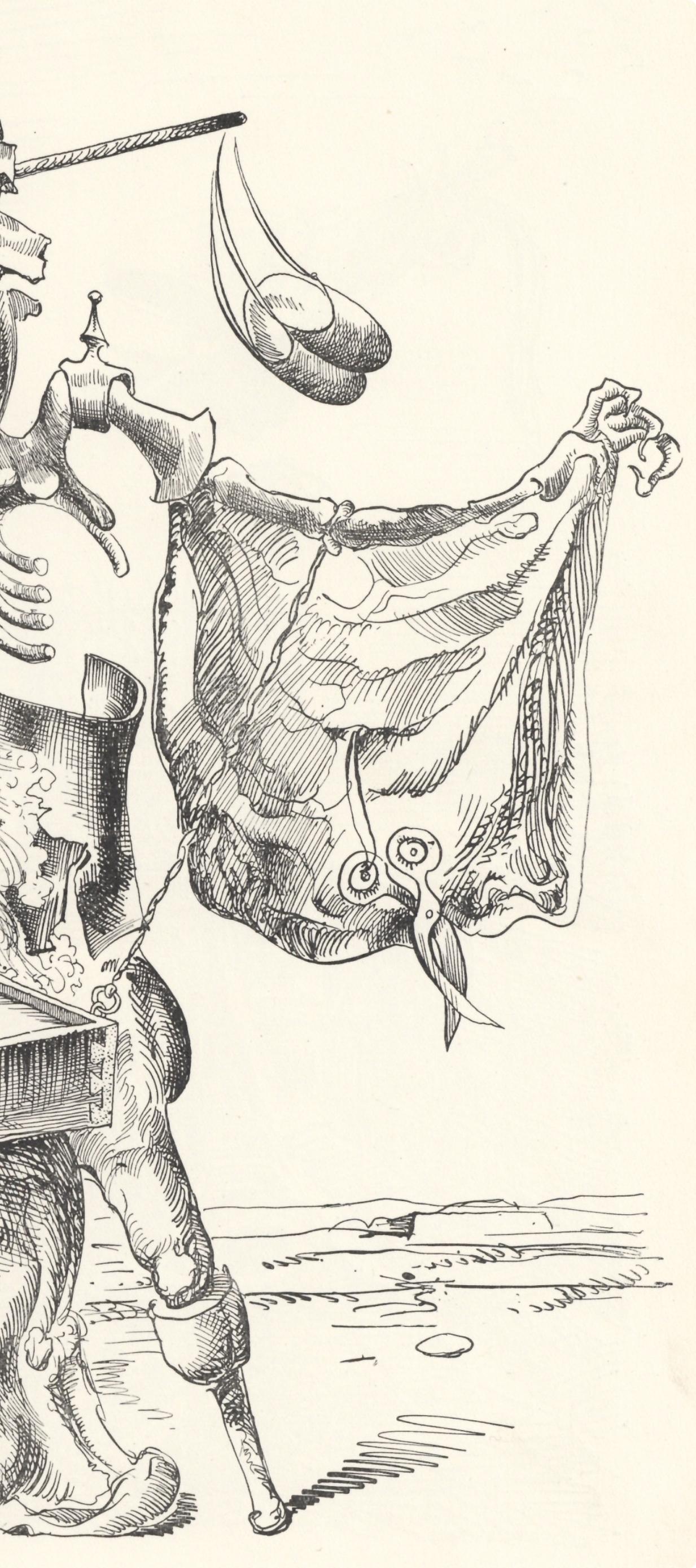 Seligmann, Komposition, XXe Siècle (nach) (Beige), Abstract Print, von Kurt Seligmann