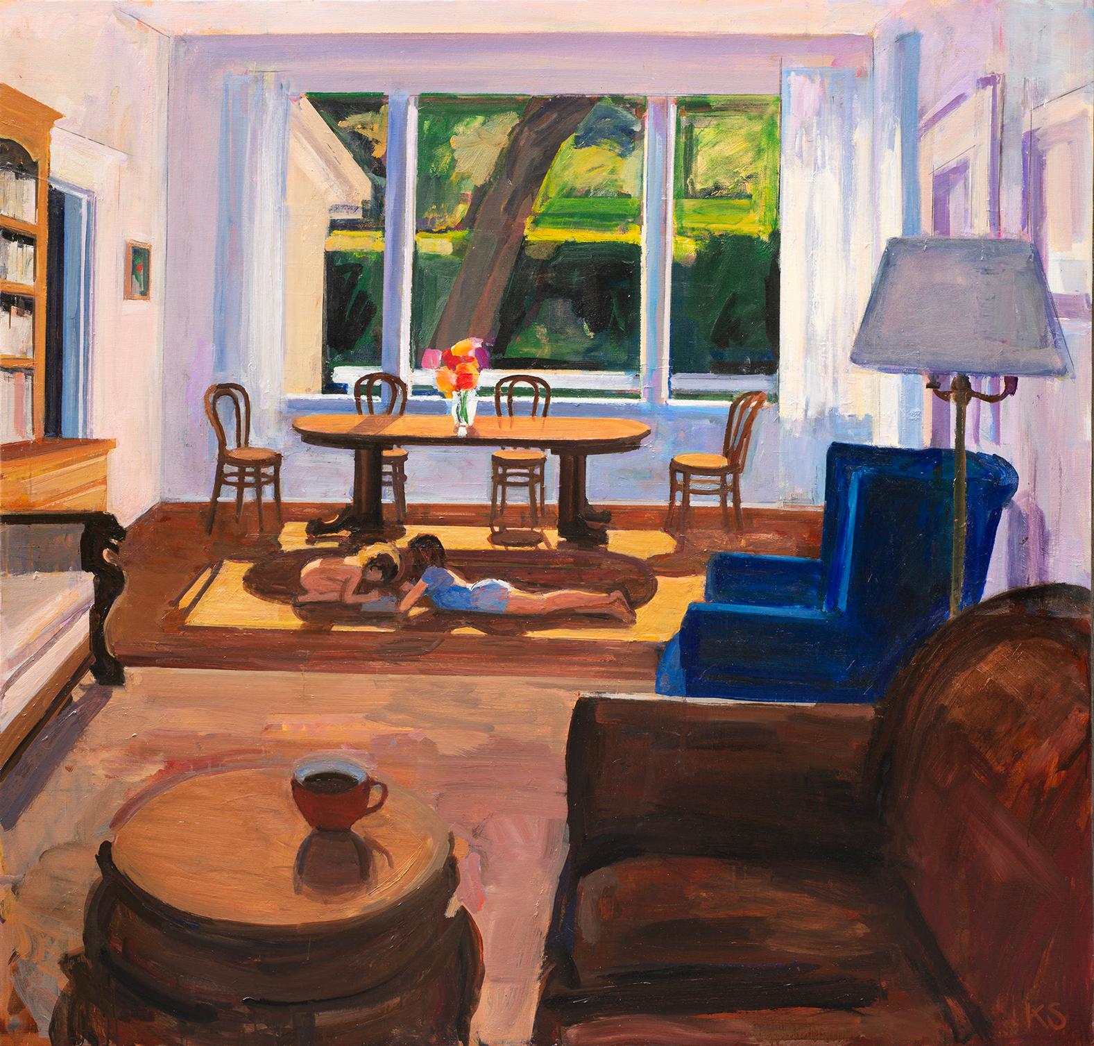 Kurt Solmssen Landscape Painting - Summer Interior