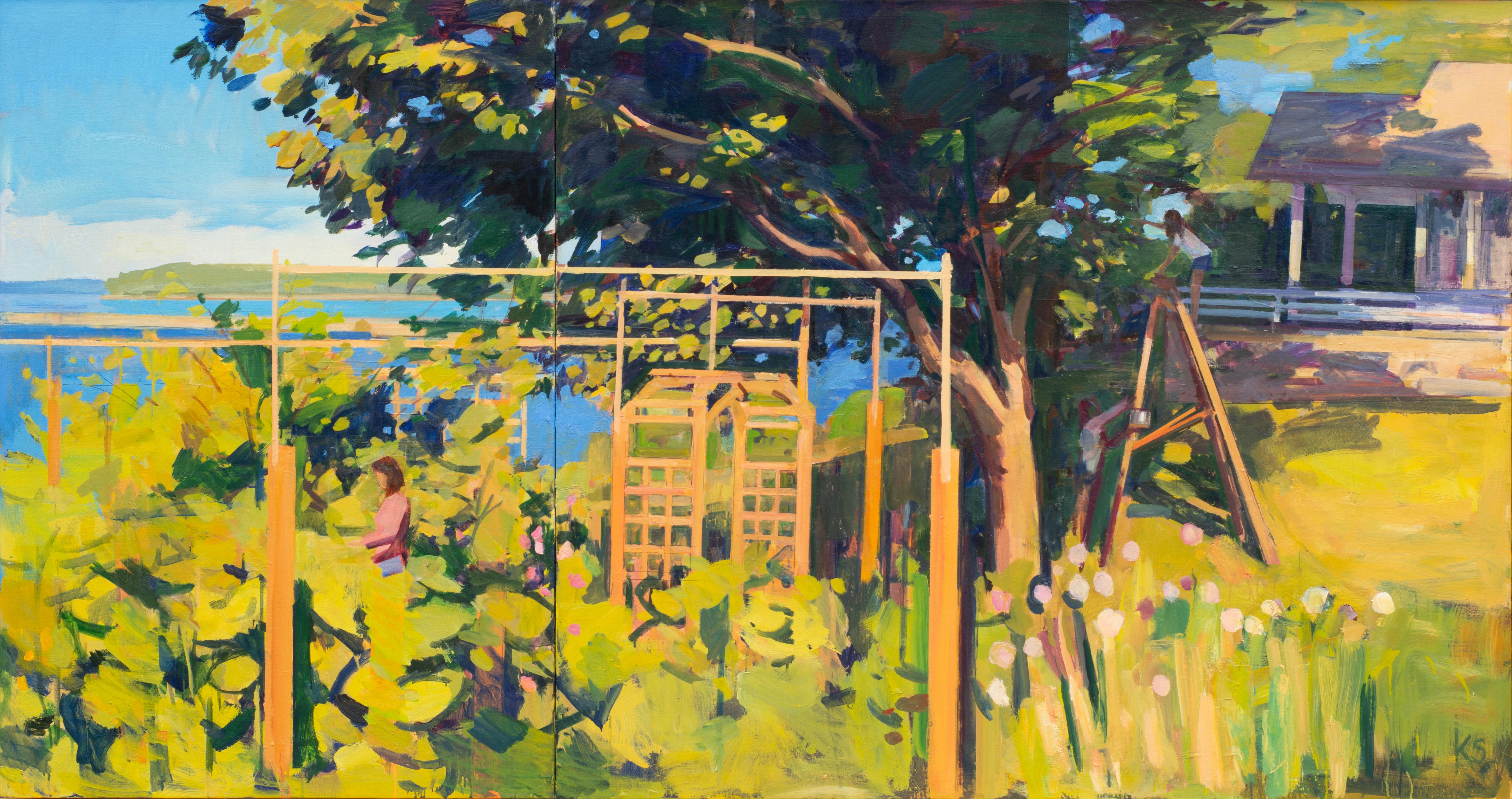 Kurt Solmssen Landscape Painting - Wabi Sabi