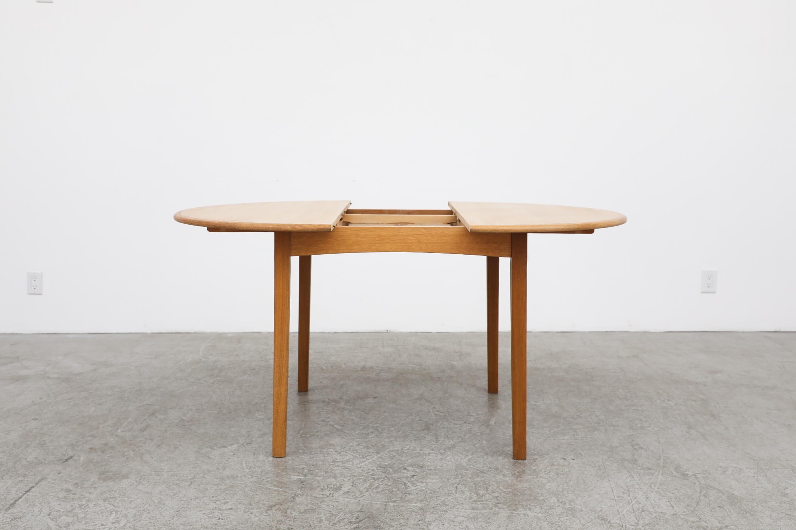 Mid-20th Century Kurt Østervig 'Attr' Oak Dining Table with Butterfly Leaf
