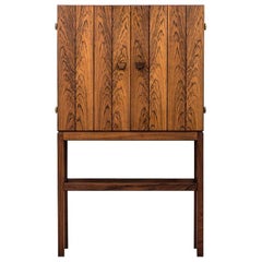 Kurt Østervig Bar Cabinet in Rosewood by K.P Møbler in Denmark