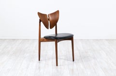 Kurt Østervig "Butterfly" Walnut & Leather Chair for Brande Møbelindustri