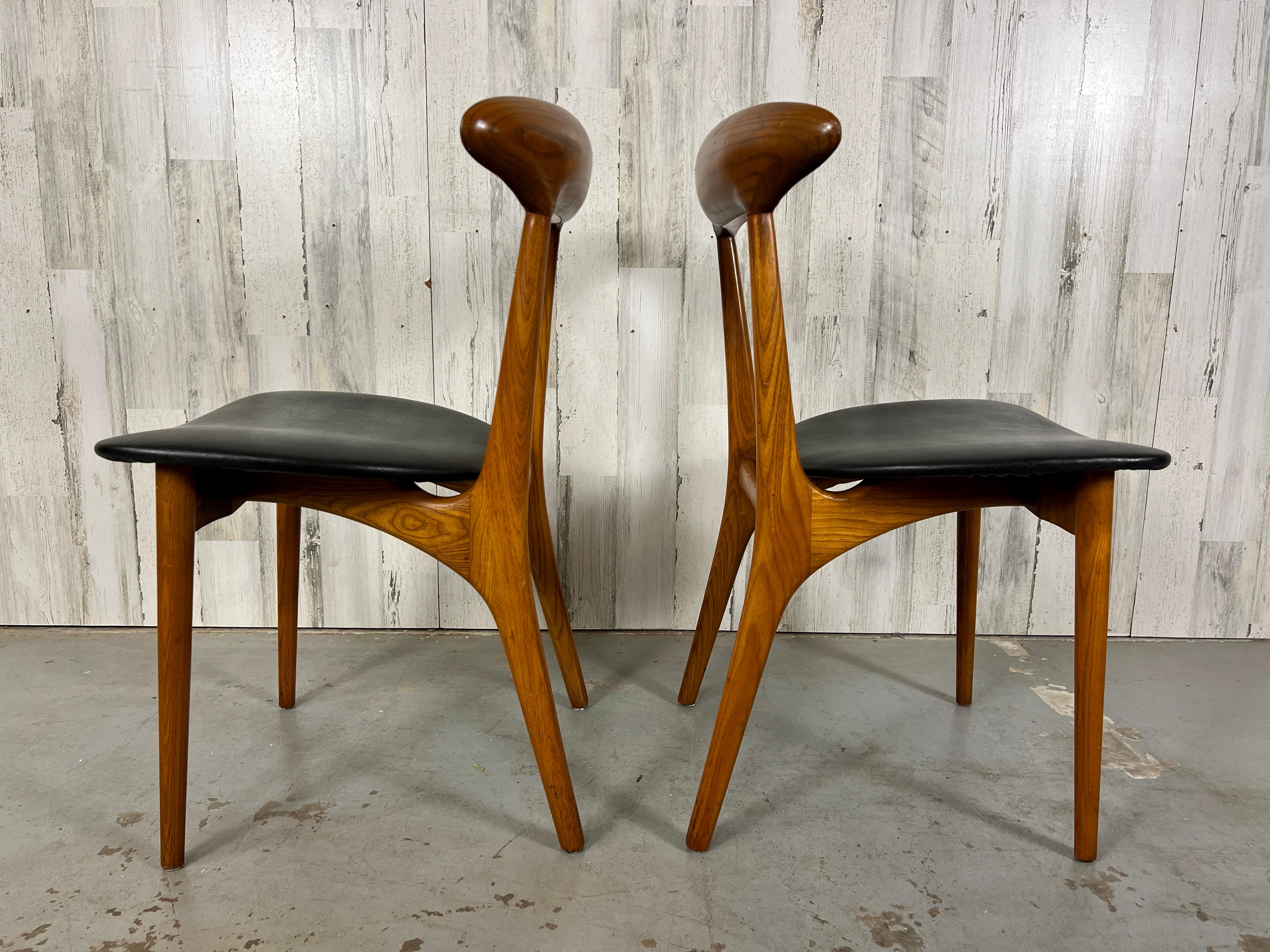 Mid-Century Modern Kurt Østervig Chairs for Brande Møbelindustri- A Pair  For Sale