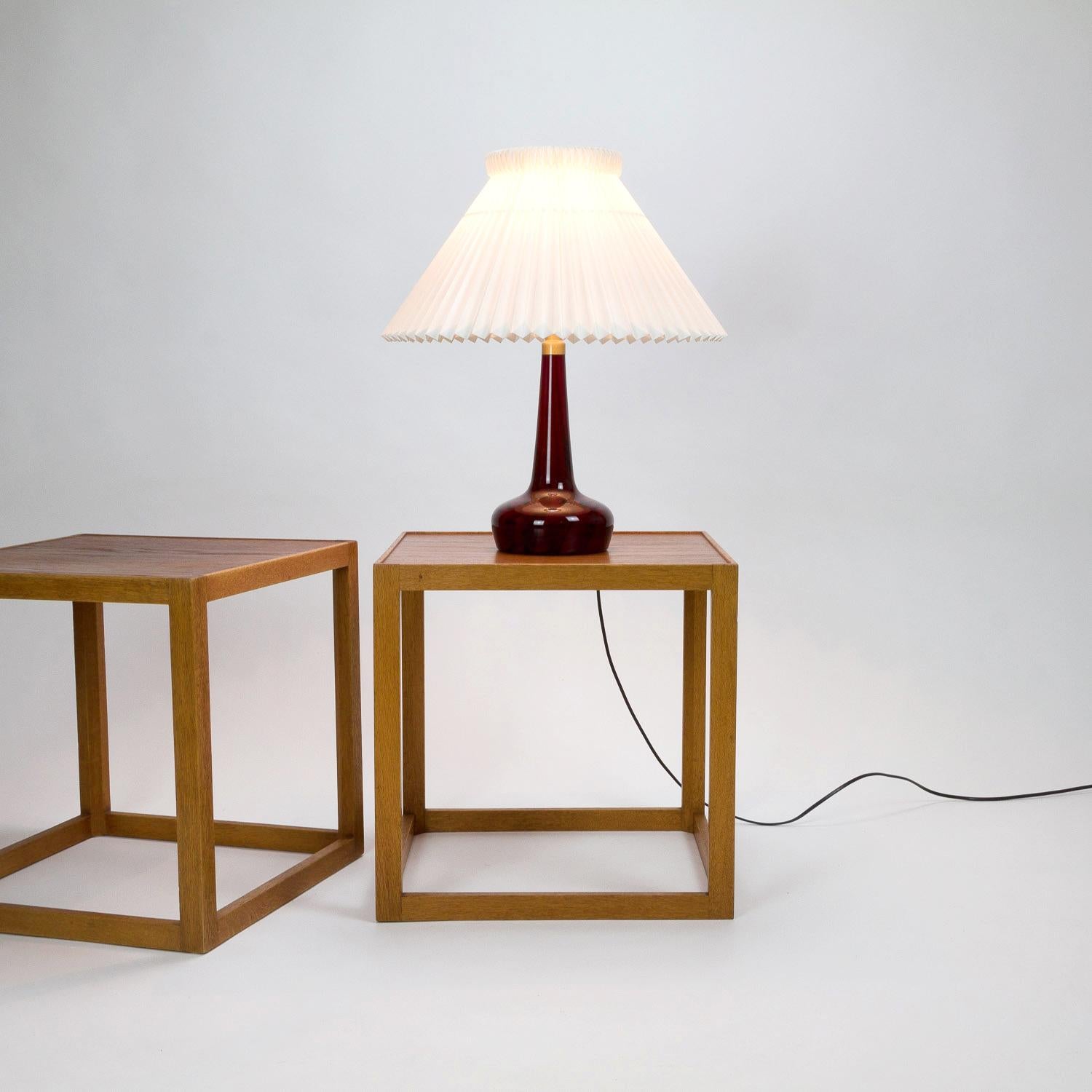 Kurt Østervig Cube Side Table in Oak and Teak by Børge Bak, Denmark, 1950s In Good Condition In Berkhamsted, GB