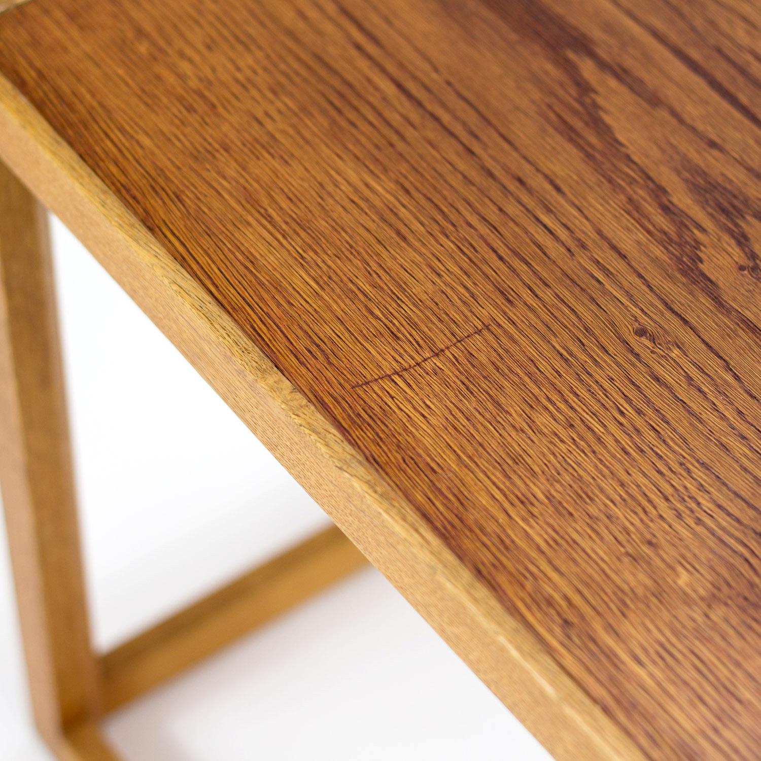 Kurt Østervig Mid Century 'Cube' Side Table in Oak by Børge Bak, Denmark, 1950s 4