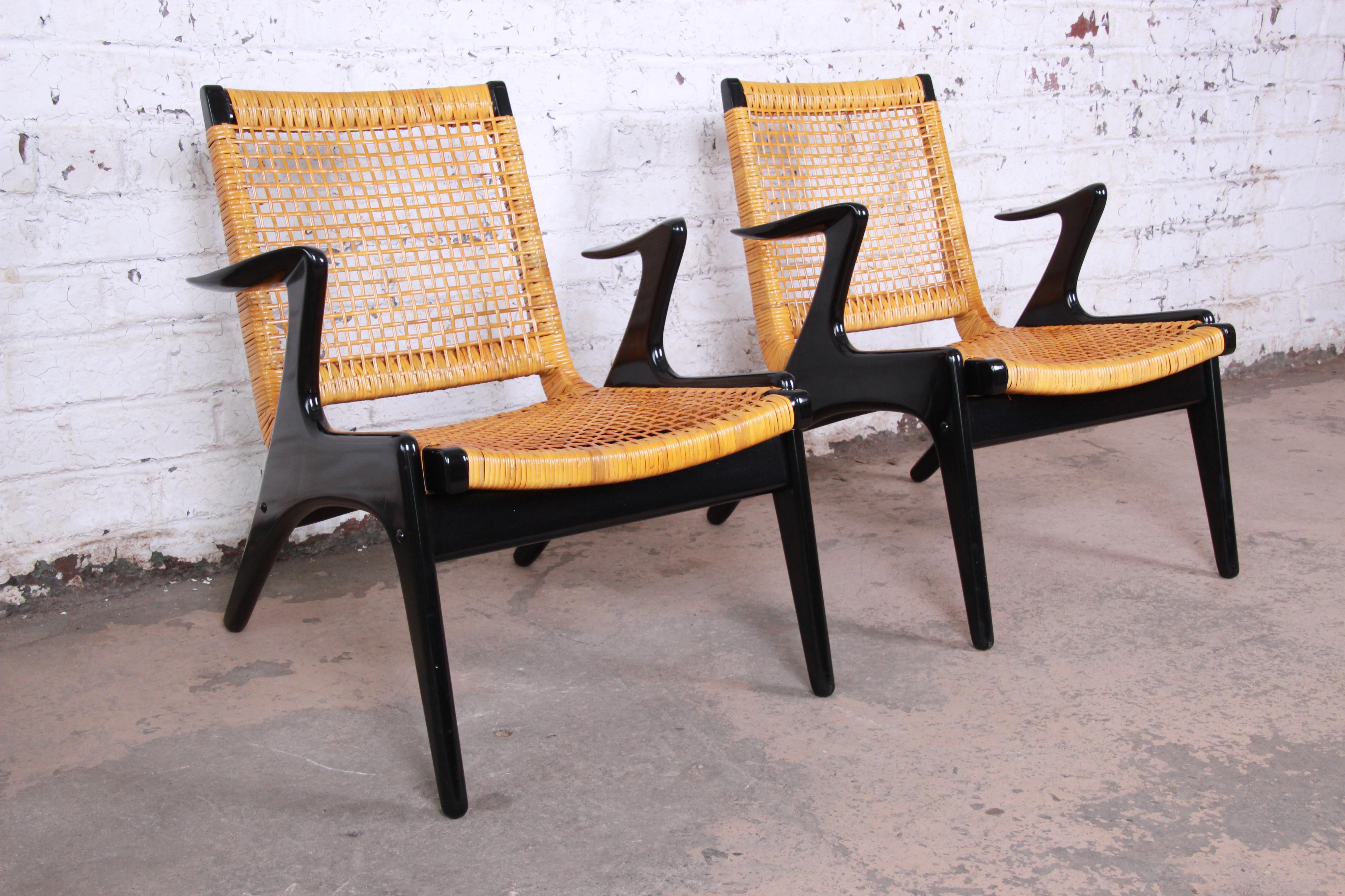 Kurt Østervig Danish Modern Lounge Chairs, Pair 1
