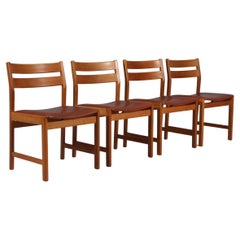Kurt Østervig dining chairs  in Solid Oak