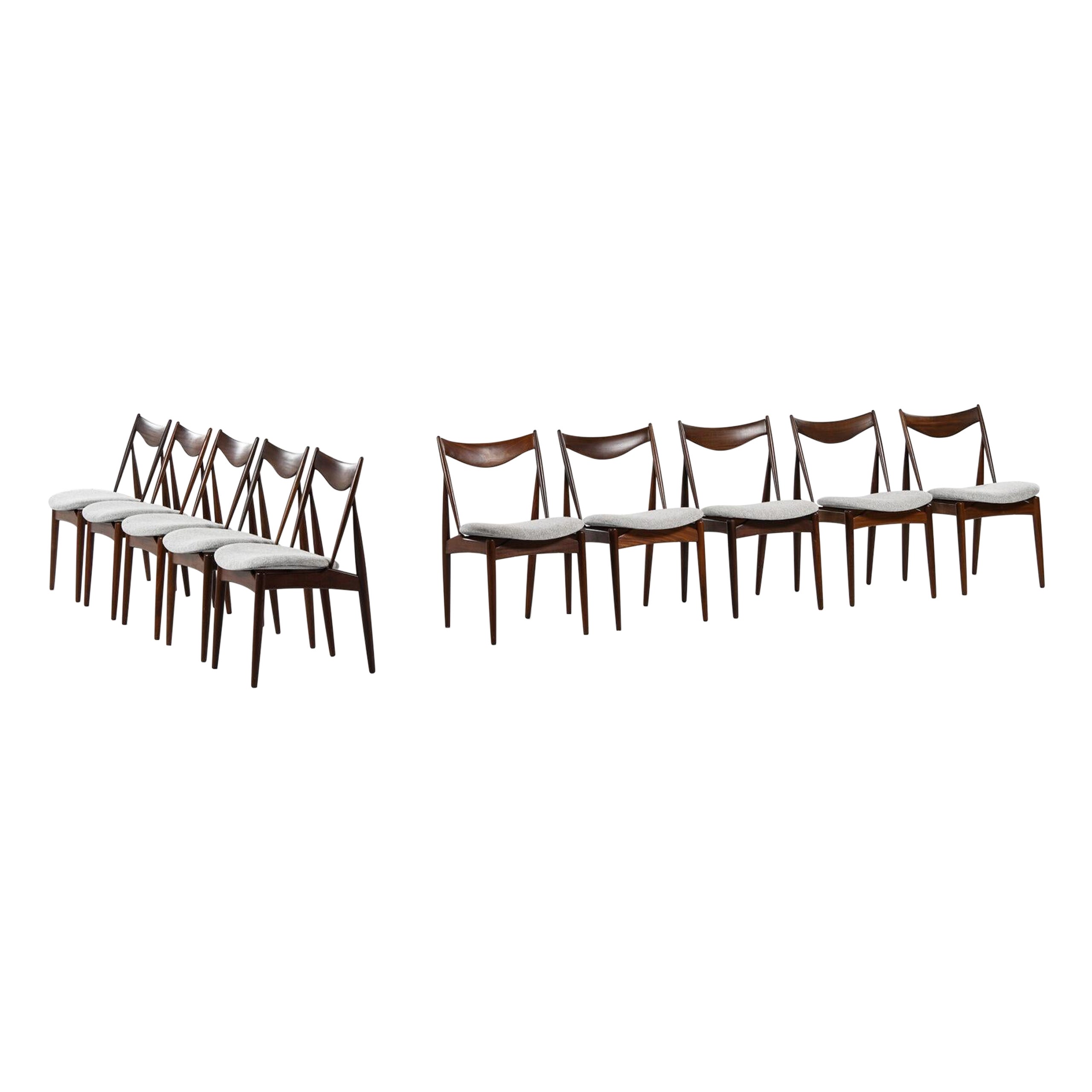 Chaises de salle à manger Kurt Østervig Produced by Bramin