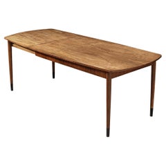 Kurt Østervig Drop Leaf Dining Table in Book-matched Walnut