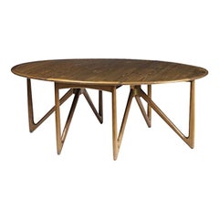 Kurt Østervig for Jason Møbelfabrik, 'Eva' Drop-Leaf Teak Table, circa 1960