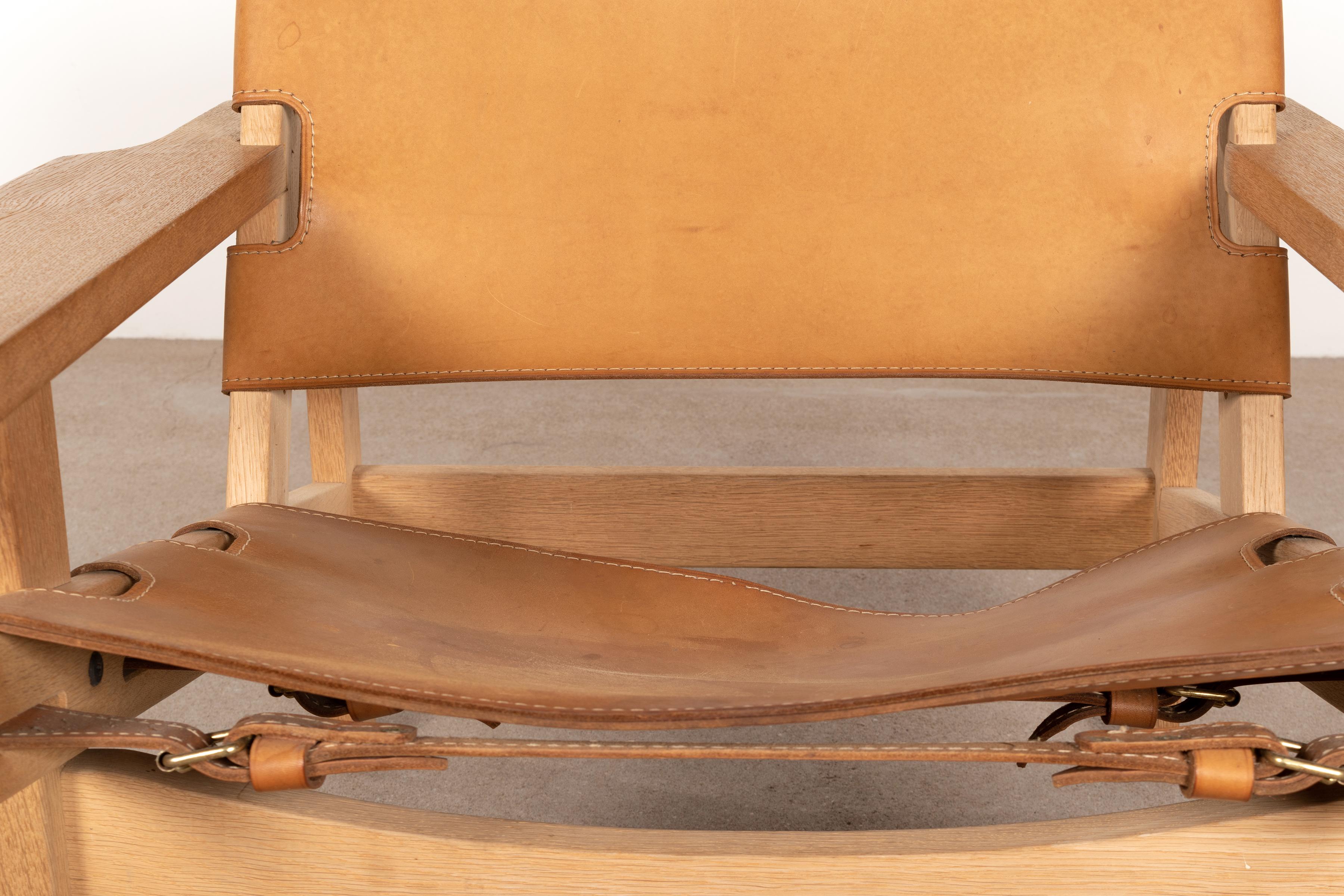 Kurt Østervig Hunting Chairs in Cognac Leather for K. P. Jørgensens Møbelfabrik 7