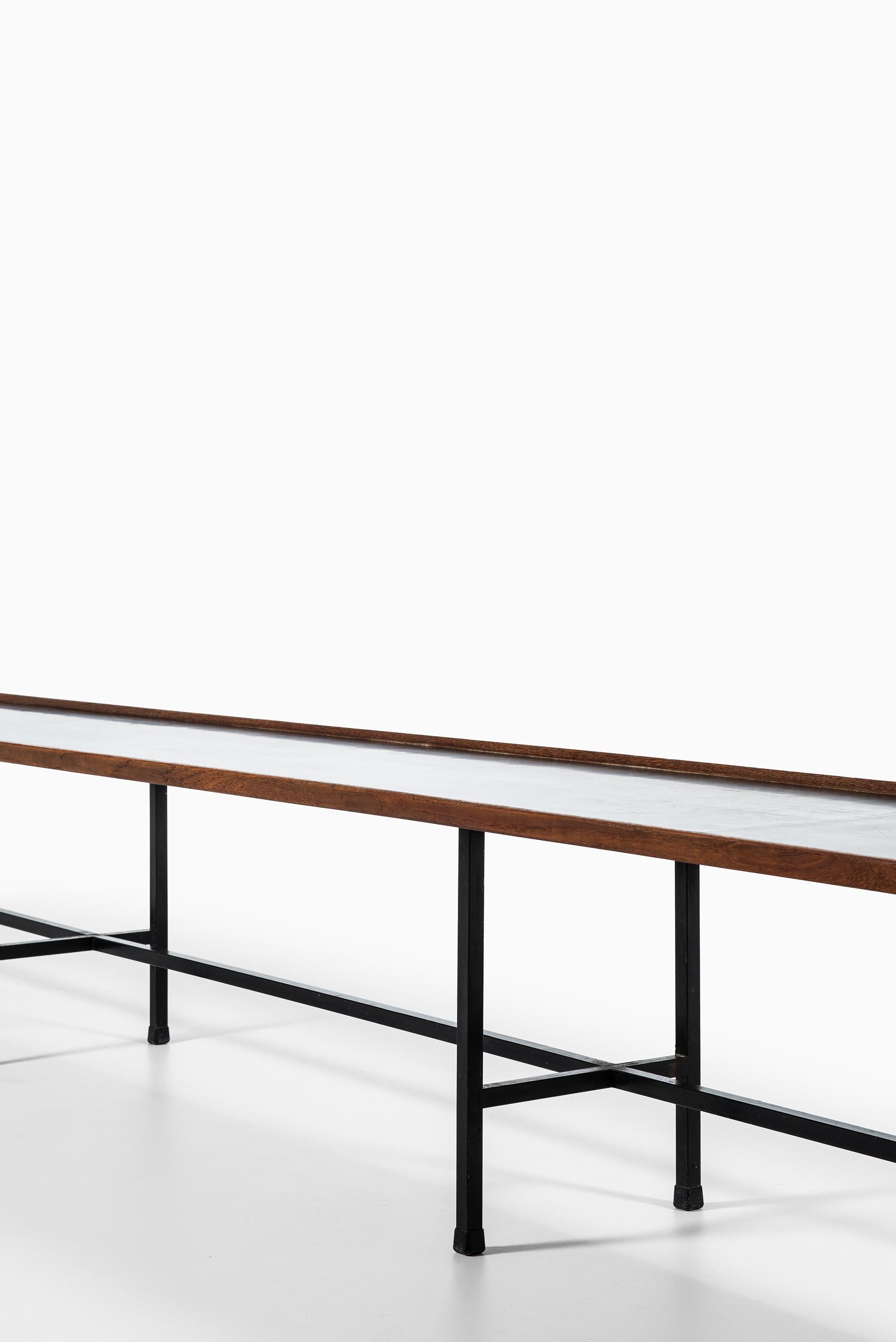 Steel Kurt Østervig Long Bench or Side Table by Jason Møbler in Denmark