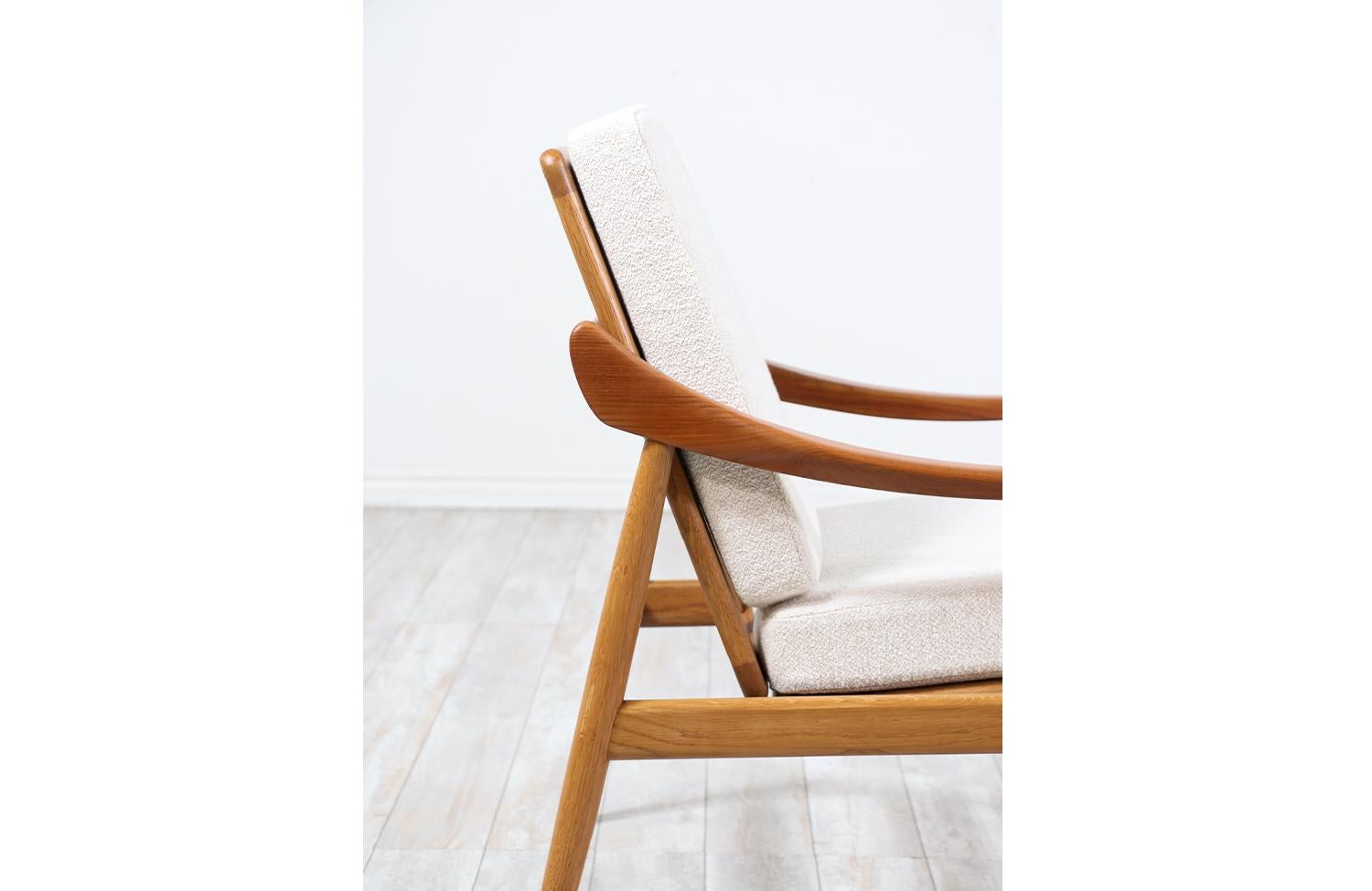 Kurt Østervig Model-301 Teak & Oak Reclining Lounge Chair for Jason Møbler 3