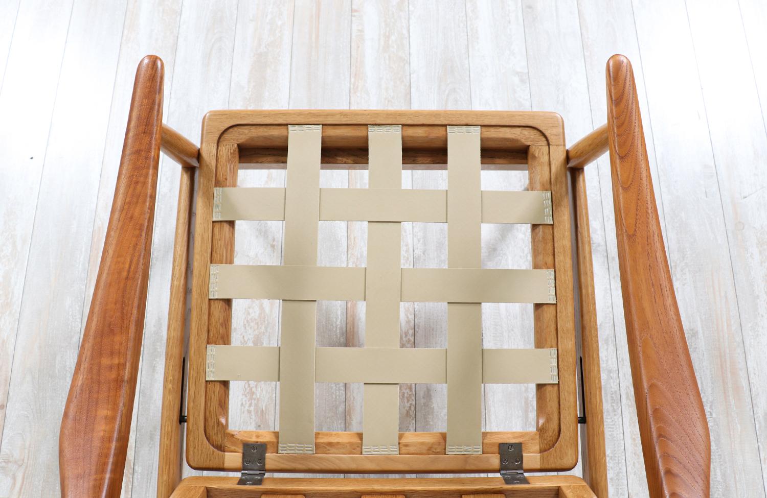 Kurt Østervig Model-301 Teak & Oak Reclining Lounge Chair for Jason Møbler 4