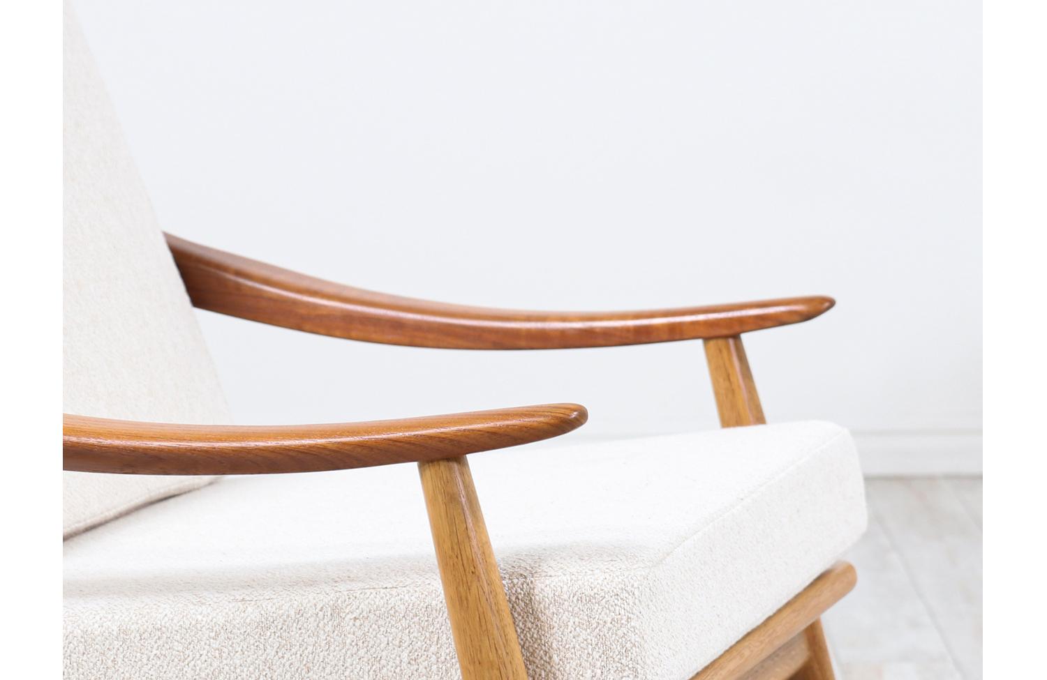 Kurt Østervig Model-301 Teak & Oak Reclining Lounge Chair for Jason Møbler 1