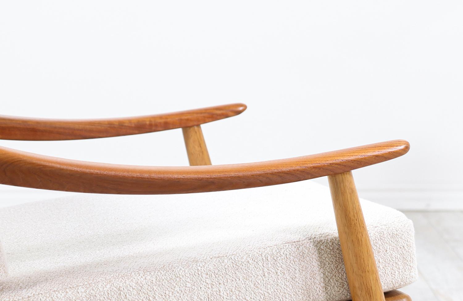 Kurt Østervig Model-301 Teak & Oak Reclining Lounge Chair for Jason Møbler 2