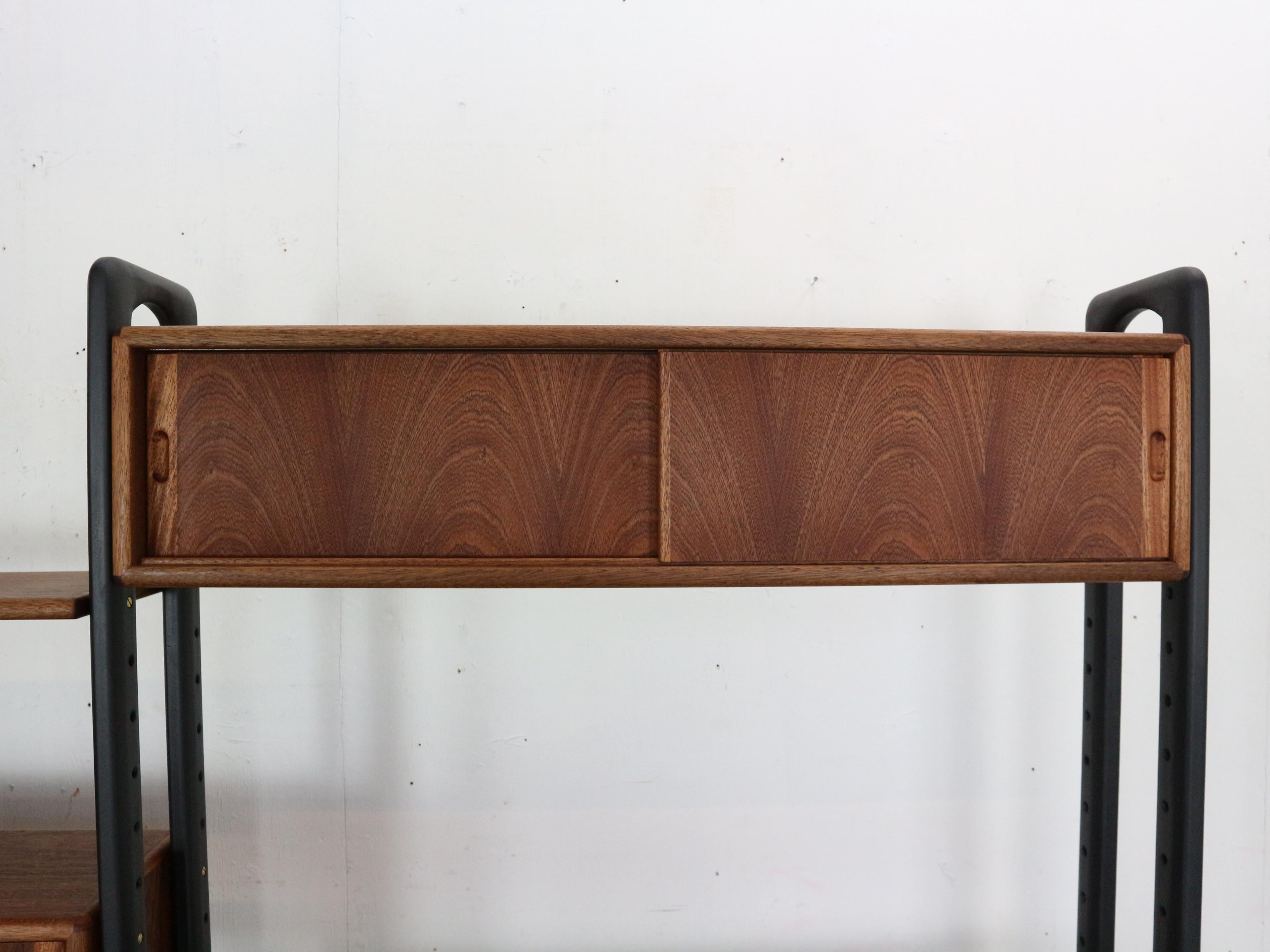 Kurt Østervig Modular Teak Room Divider, Free Standing Wall Unit, 1960's Denmark 3