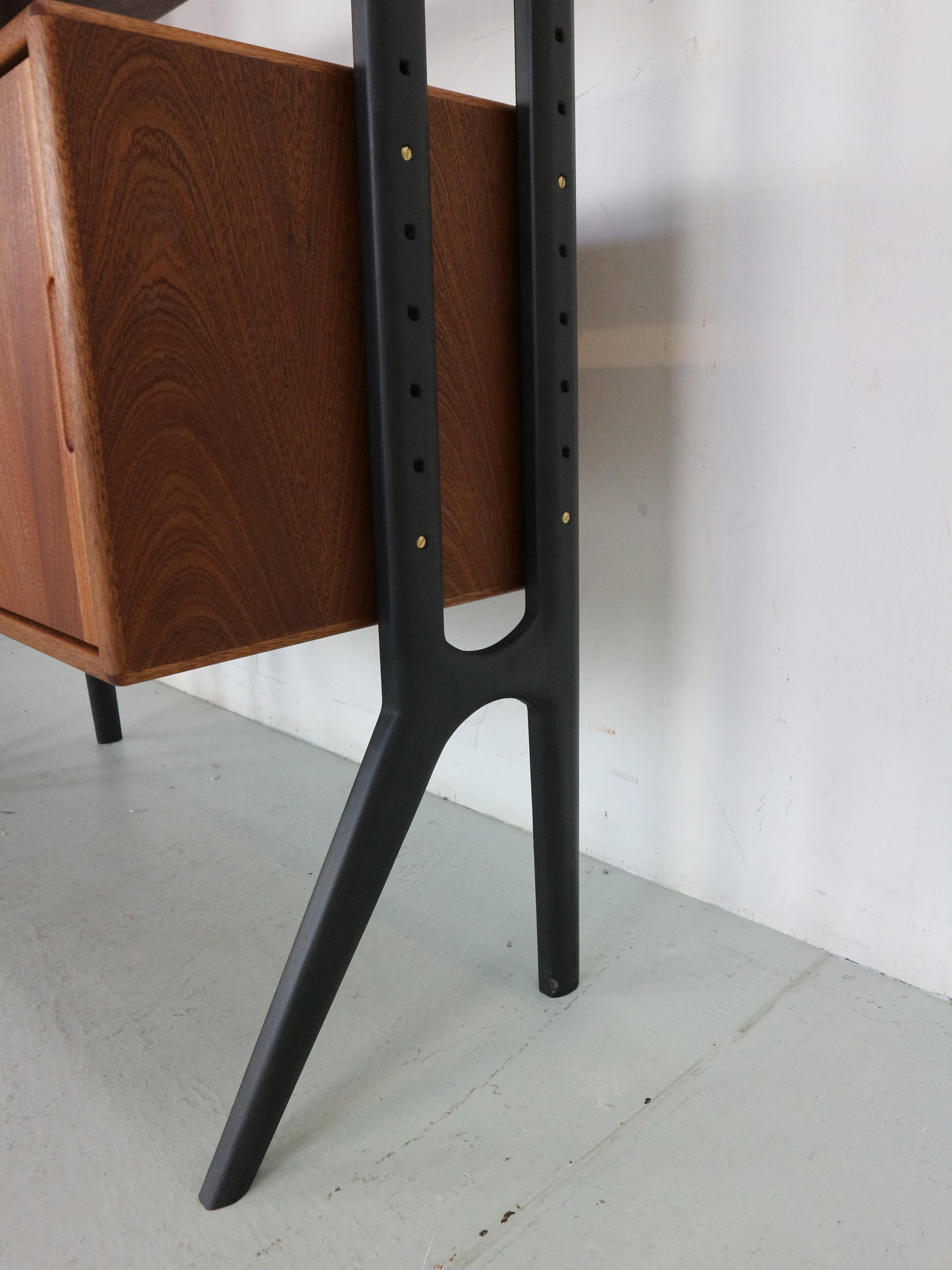 Kurt Østervig Modular Teak Room Divider, Free Standing Wall Unit, 1960's Denmark 12