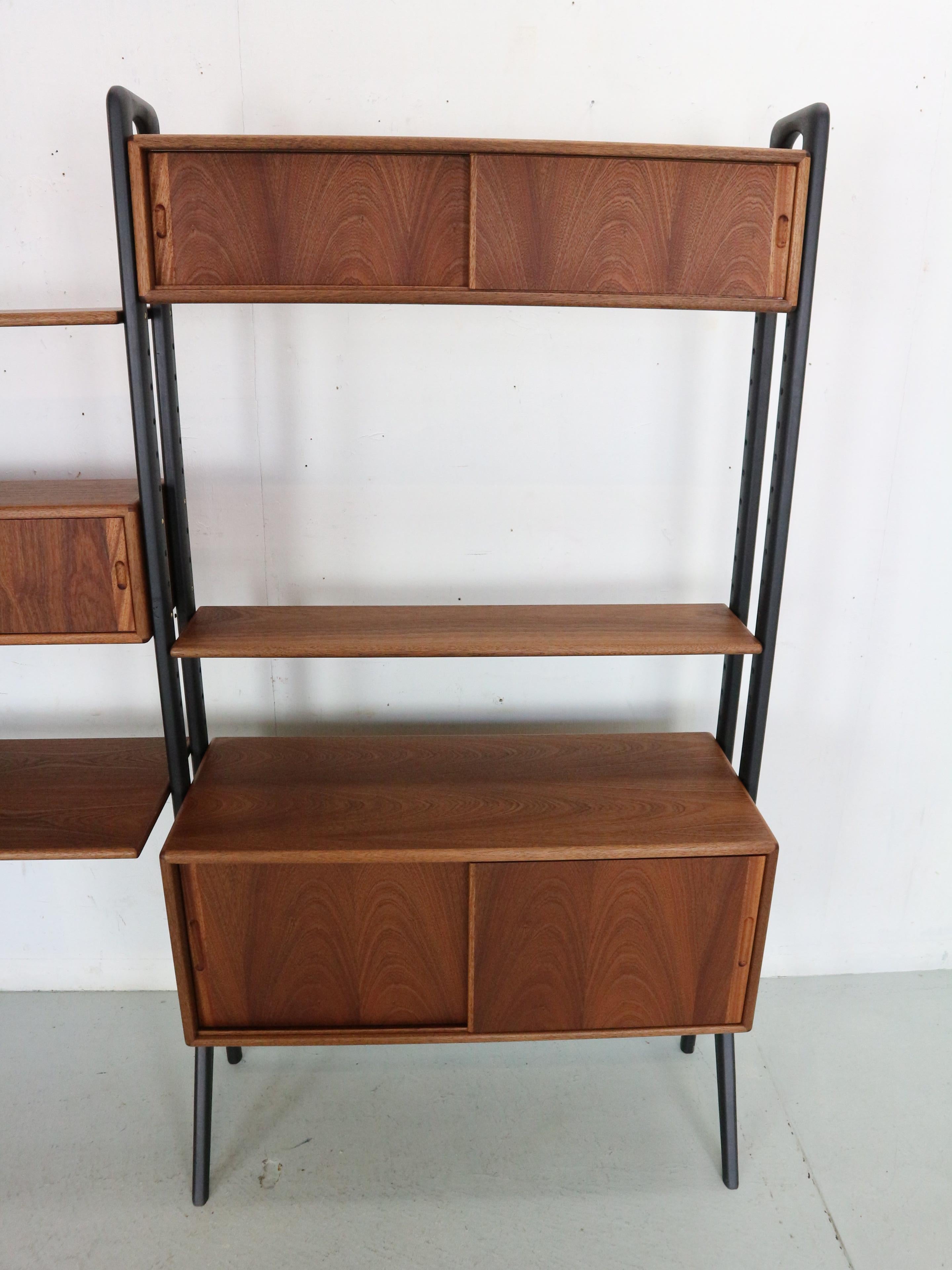 Kurt Østervig Modular Teak Room Divider, Free Standing Wall Unit, 1960's Denmark 1