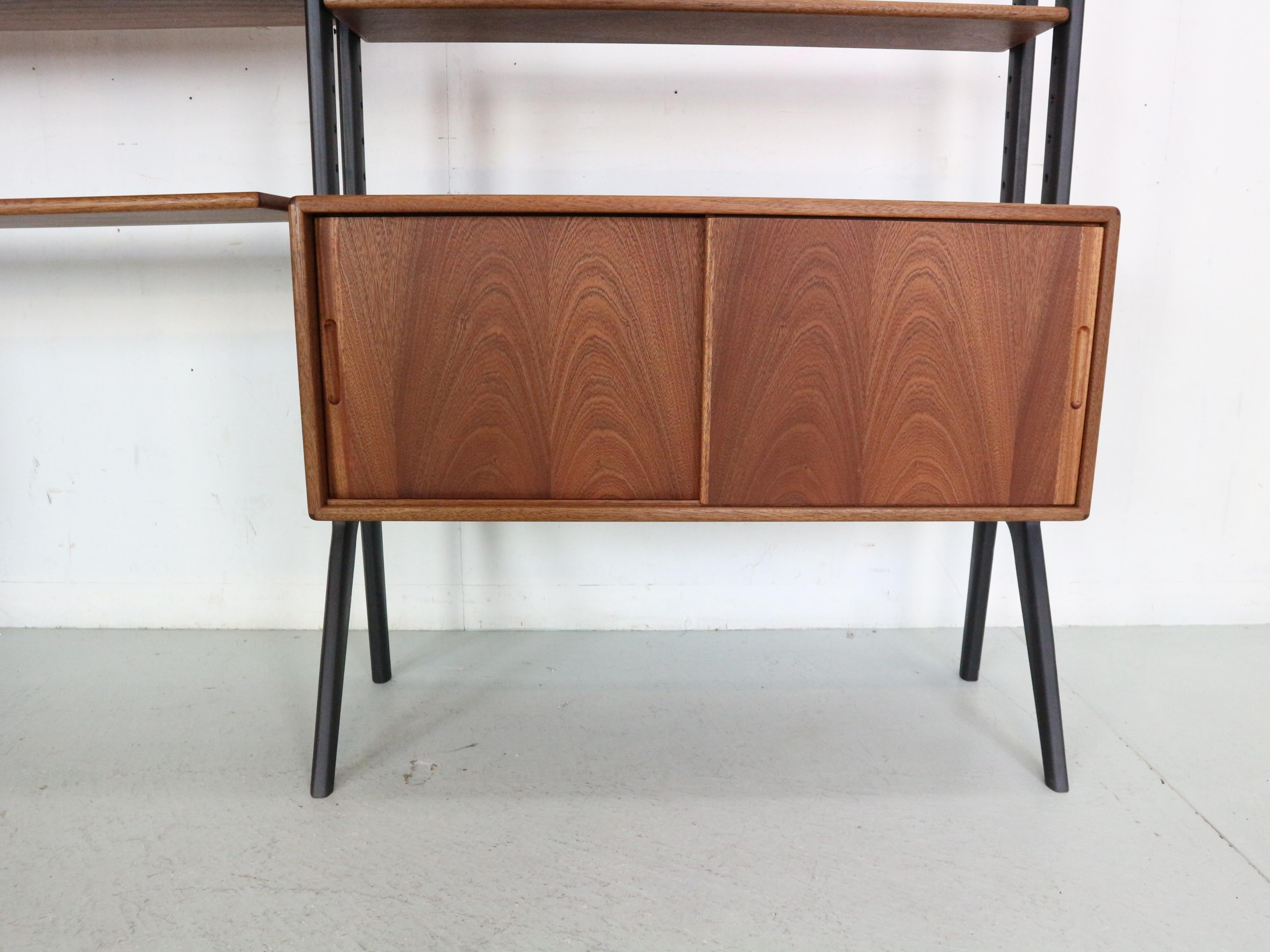 Kurt Østervig Modular Teak Room Divider, Free Standing Wall Unit, 1960's Denmark 2