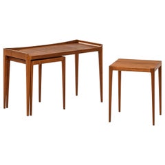 Tables gigognes Kurt stervig produites par Jason Mbler au Danemark