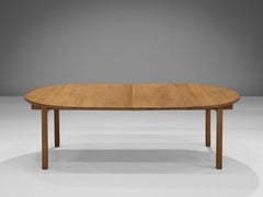 Kurt Østervig Oak Dining Table by KP Møbler