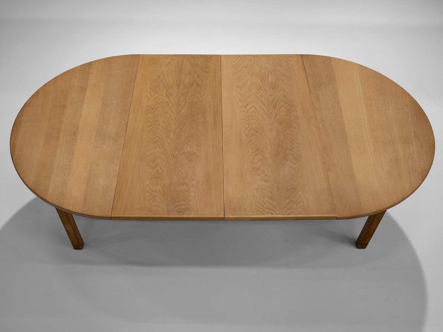 Kurt Østervig Oak Dining Table by KP Møbler In Good Condition In Waalwijk, NL