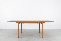 Kurt Østervig Oak Dining Table with Butterfly Leaf