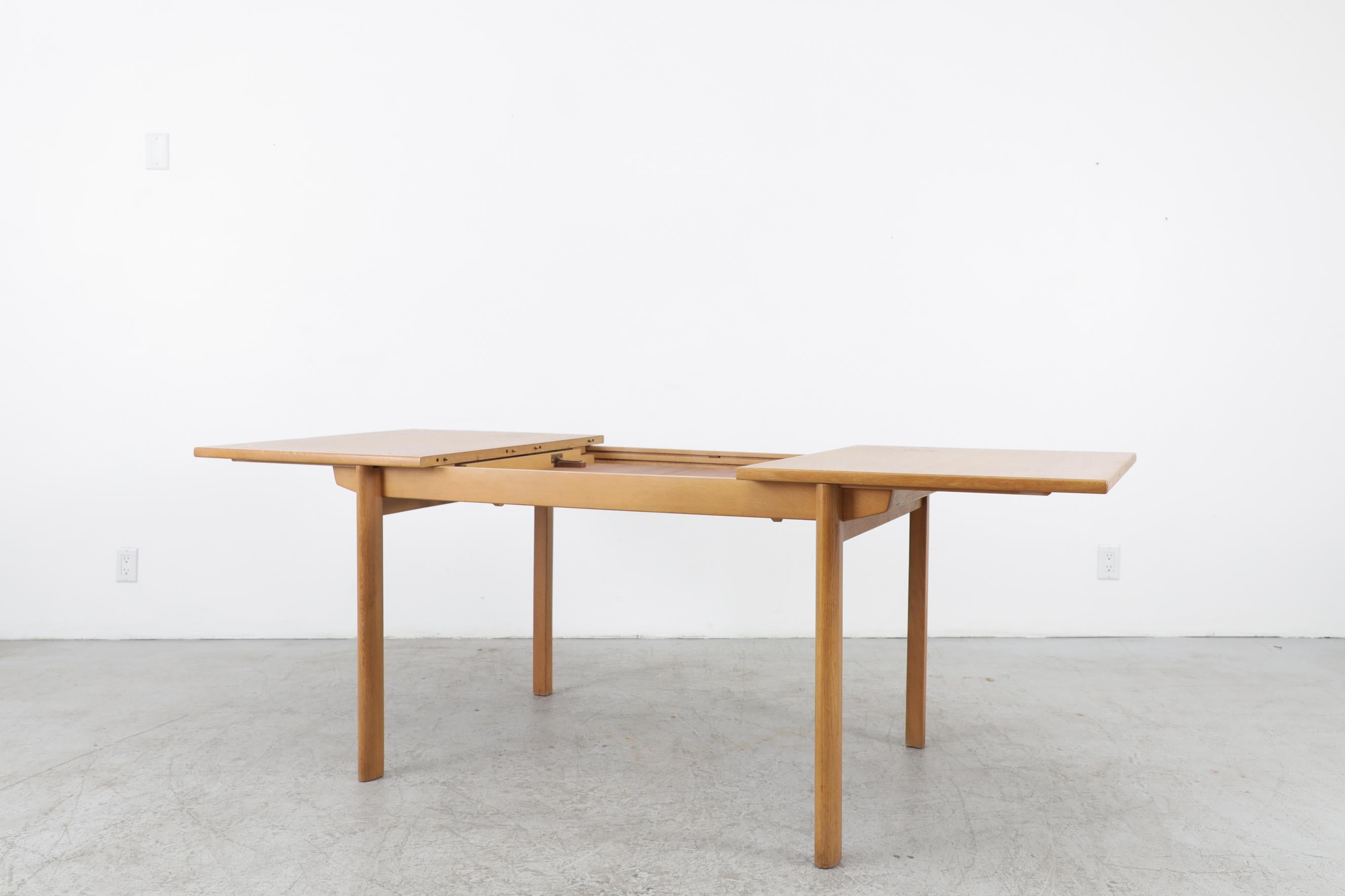 Mid-20th Century Kurt Østervig Oak Dining Table with Butterfly Leaf
