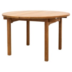 Kurt Østervig Oak Dining Table with Extension Leaf