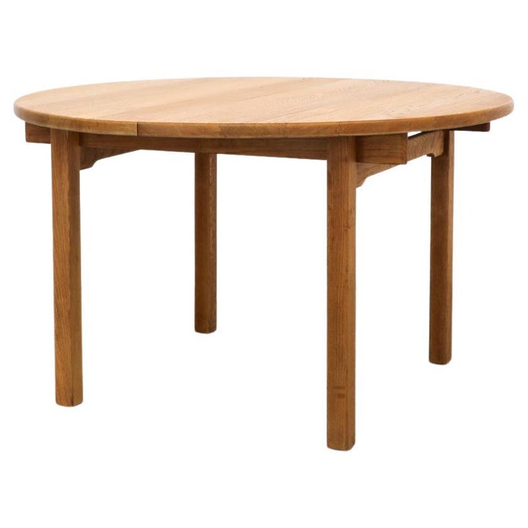 Kurt Østervig Oak Dining Table with Extension Leaf at 1stDibs