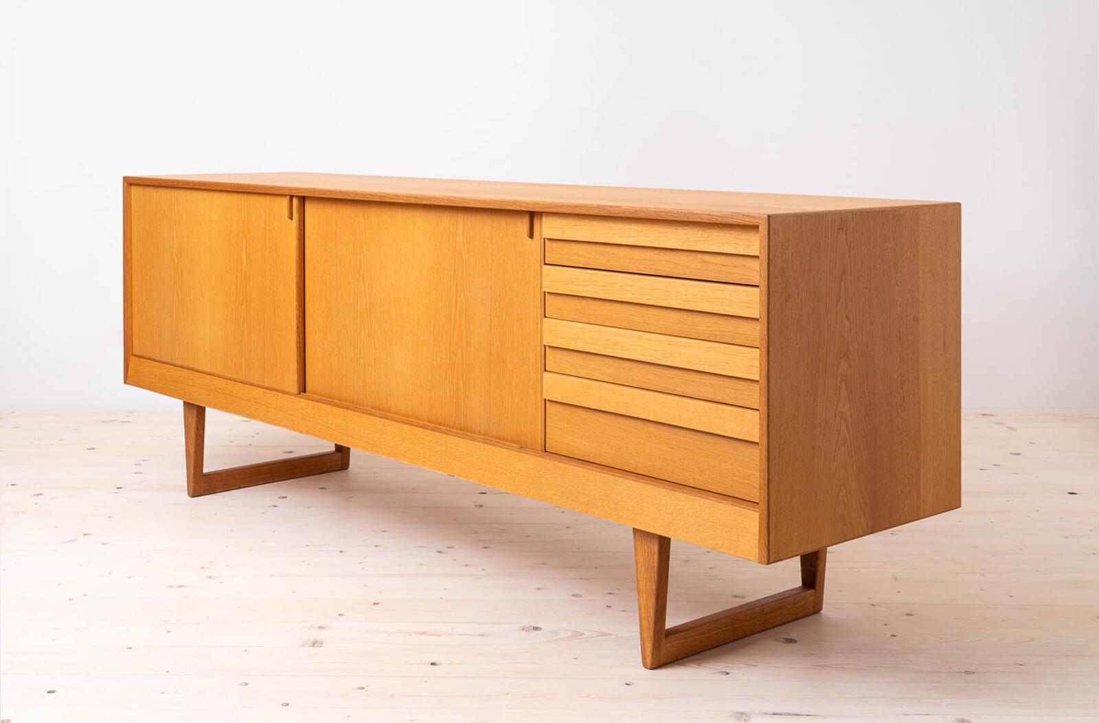 Oiled Kurt Østervig Oak Sideboard, Timeless Scandinavian & Mid Century Modern Elegance