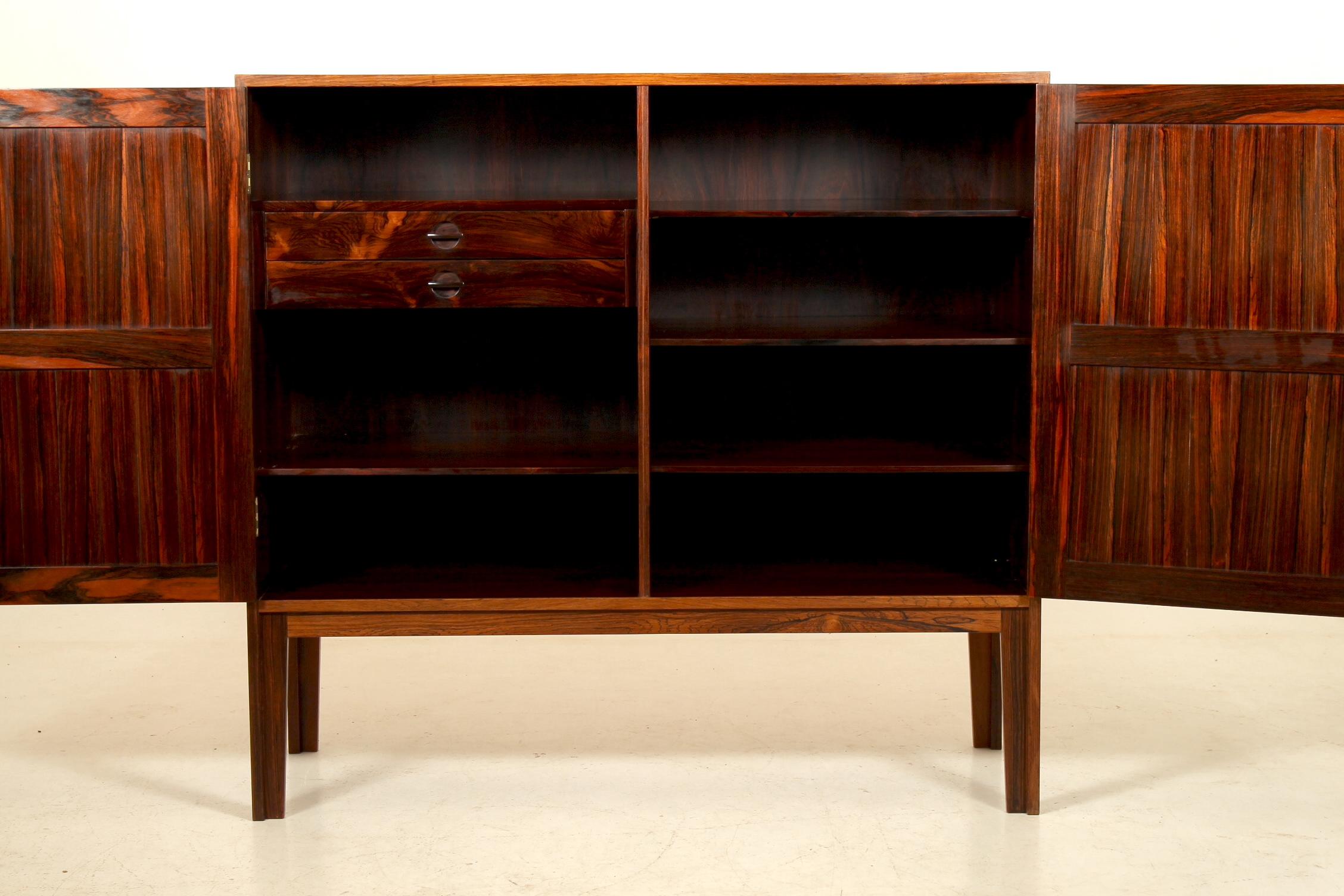 Scandinavian Modern Kurt Østervig, rosewood cabinet. For Sale