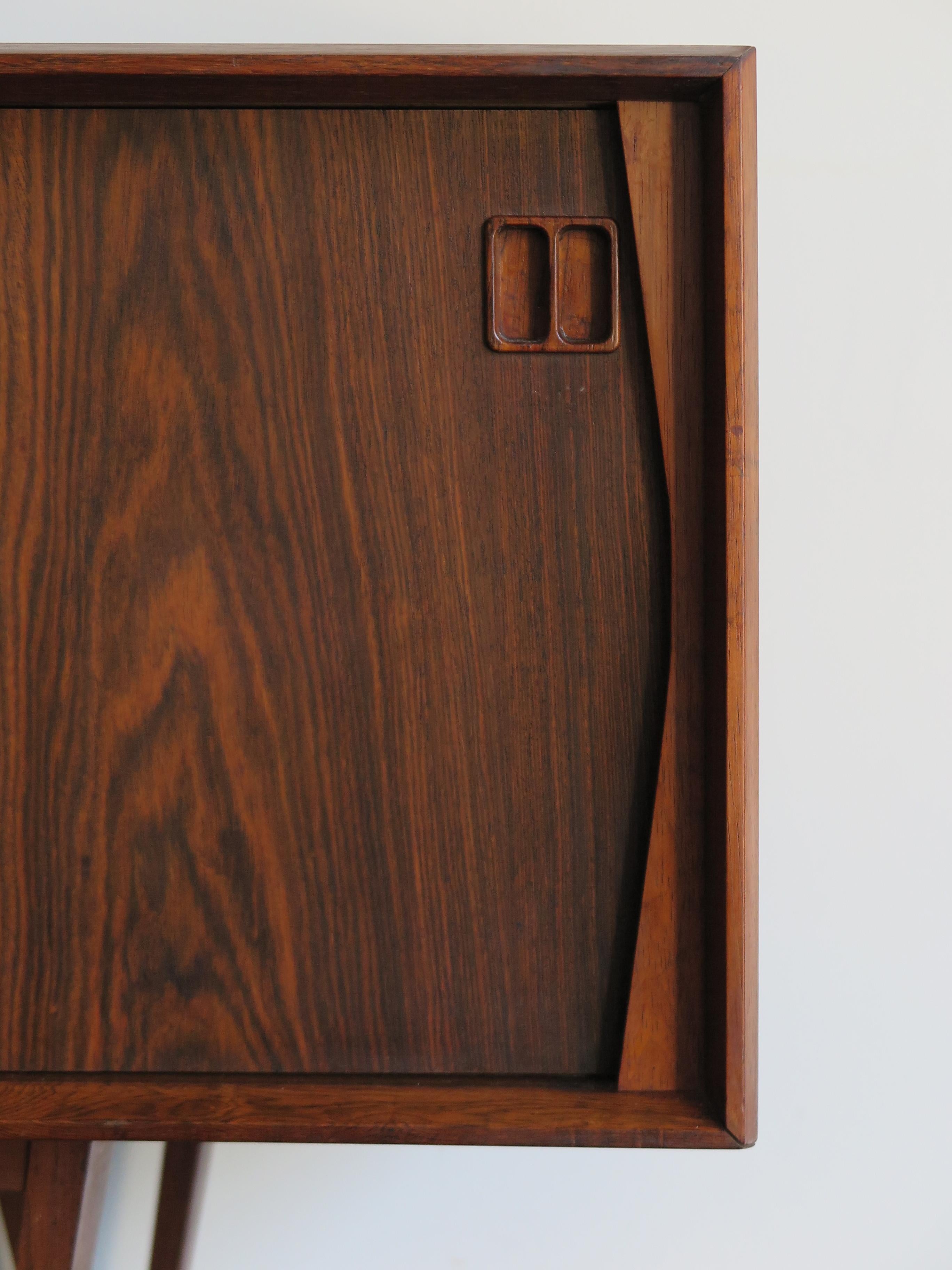 Kurt Østervig Scandinavian Mid-Century Modern Design Dark Wood Sideboard, 1950s 4
