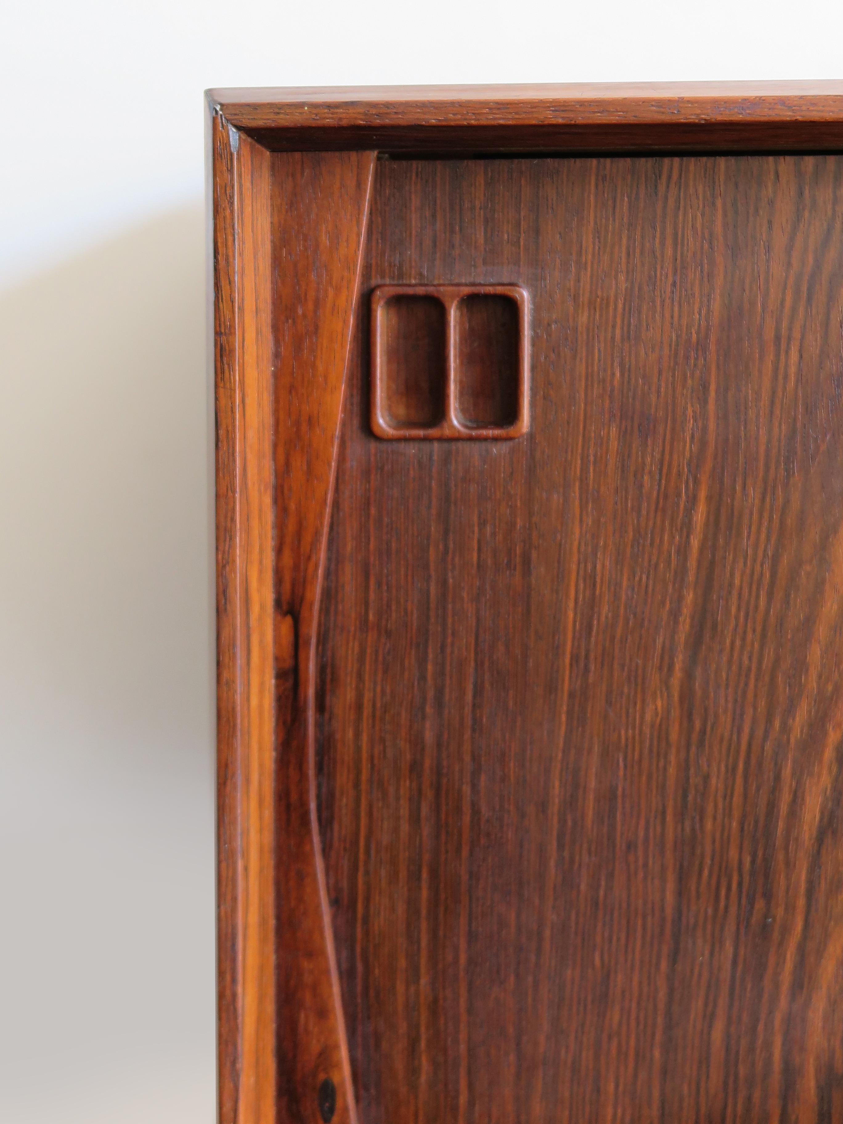Kurt Østervig Scandinavian Mid-Century Modern Design Dark Wood Sideboard, 1950s 6