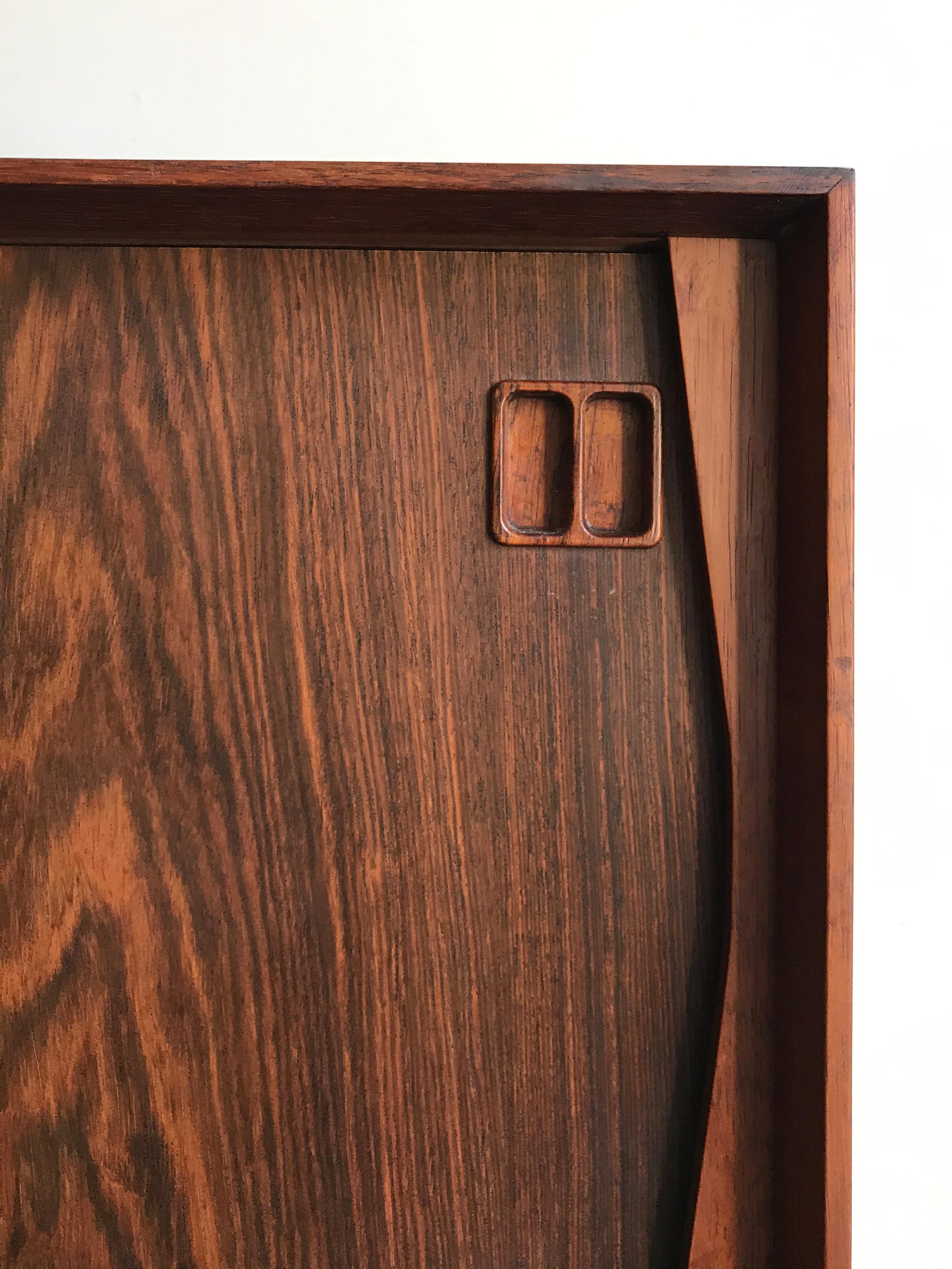 Kurt Østervig Scandinavian Mid-Century Modern Design Dark Wood Sideboard, 1950s 8