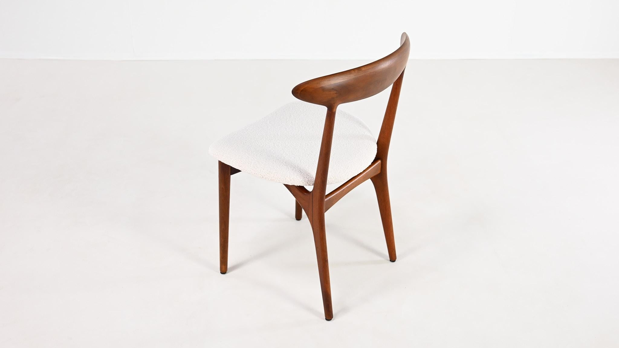 Varnished Kurt Østervig, set of 6 Chairs in Teak, Model 27 for Brande Møbelindustri