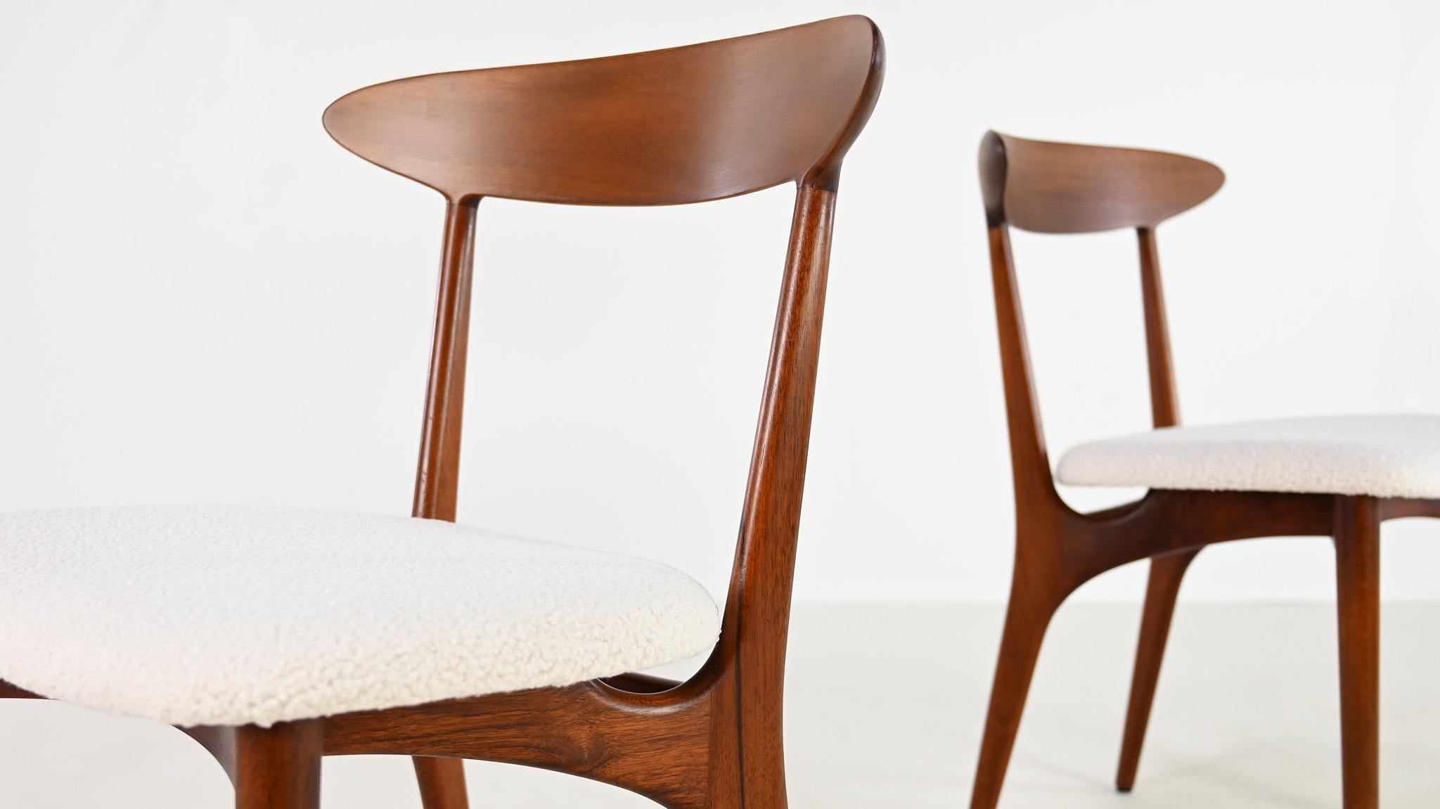 Mid-20th Century Kurt Østervig, set of 6 Chairs in Teak, Model 27 for Brande Møbelindustri