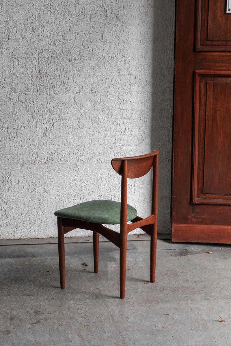 Danish Kurt Østervig Set of 6 Dining Chairs 'Model 107' for KP Mobler, Denmark, 1960s