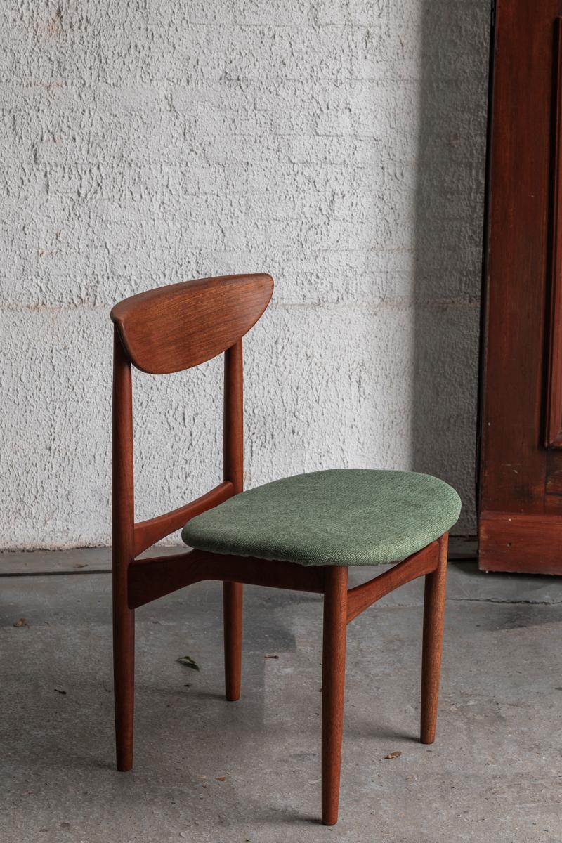 Kurt Østervig Set of 6 Dining Chairs 'Model 107' for KP Mobler, Denmark, 1960s In Good Condition In Antwerpen, BE
