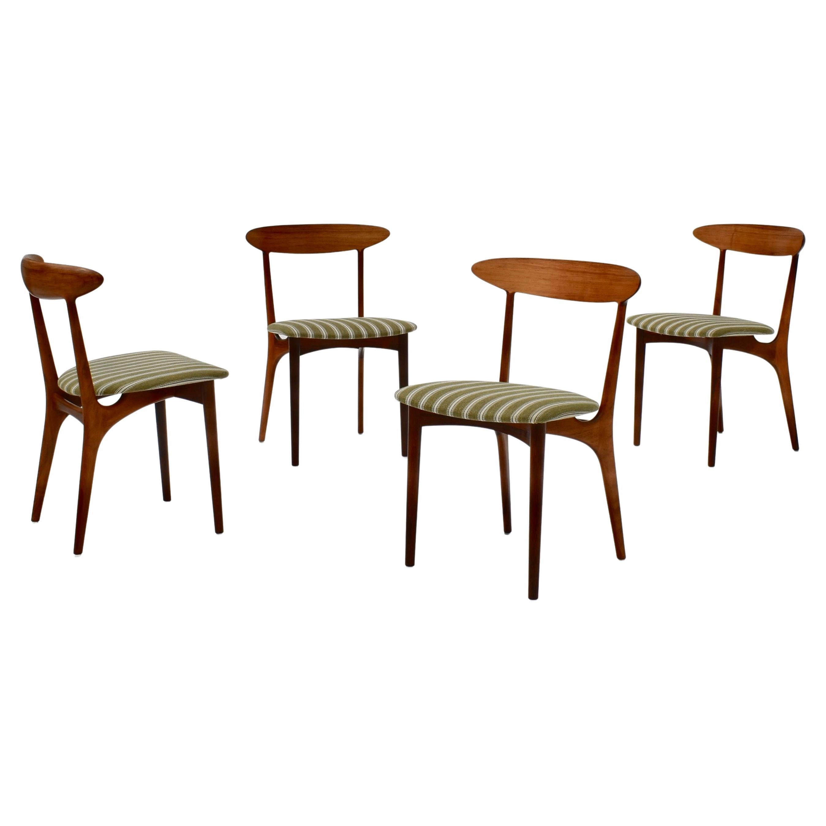 Kurt Østervig Set of Four 1960's Rosewood Dining Chairs for Brande Møbelindustri