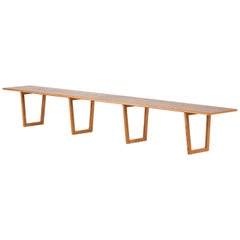 Kurt Østervig Side Table or Bench Produced by Jason Møbler in Denmark