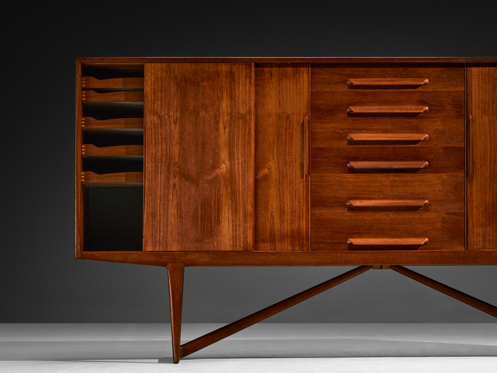 Mid-20th Century Kurt Østervig Sideboard in Walnut For Sale